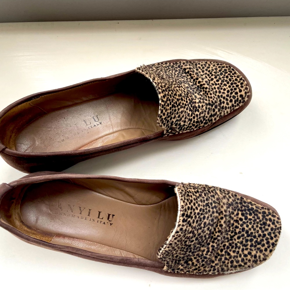Anyi Lu Loafers Size 38.5/US8.5 Handmade in Italy 🇮🇹